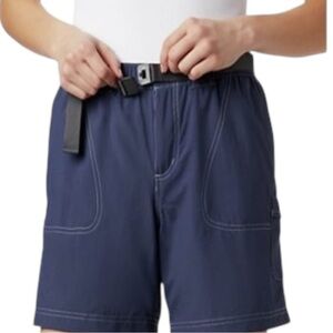 Columbia Women’s Nylon Hiking Shorts Belted Quick Dry Outdoor Activewear